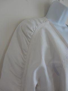 New Dries Van NOTEN White Multi Cotton Silk Floral Print Long Jacket