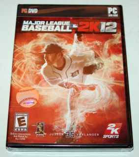 Major League Baseball MLB 2K12   Windows PC DVD   NEW & SEALED