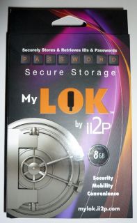 Secure Storage Mylok by II2P 8GB Password Storage Device