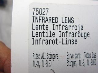 75027 Streamlight Infared Lens Filter for Stinger Flashlight TL 3 TL 3