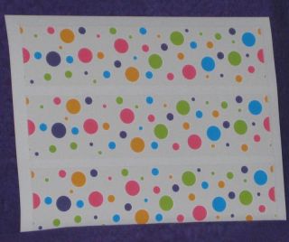 Neon Dots Edible Icing Sheets Rice Paper Party