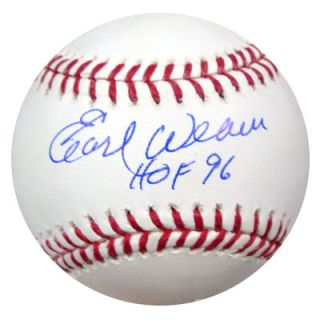 Earl Weaver Autographed Signed MLB Baseball HOF 96 PSA DNA