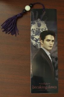 Breaking Dawn Twilight Bookmark Edward Cullen Crest Vampire Robert