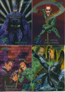 Batman Forever Metal Trading Card Set