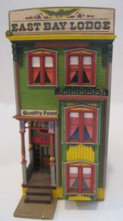 Vintage Miniature House East Bay Lodge Building Artison