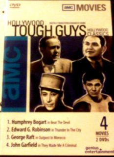  AMC Hollywood Tough Guys Bogart Garfield Edward G.Robinson George Raft