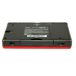 Brand New Crimson Red Black Nintendo DS Lite Handheld Game Console