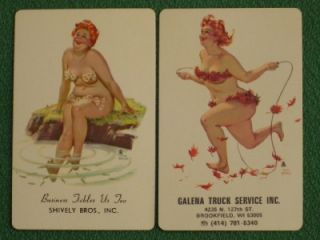Pleasantly Plump Pinup Hilda Playing Cards Duane Bryers