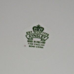 Aynsley Commemorative Plate 1977 Silver Jubilee Queen Elizabeth II UK