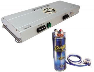 Car Audio Amplifier Package Dub 2802 Amp Stinger 1 Farad Cap w Install