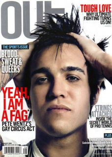  Pete Wentz Fall Out Boy in Out Magazine