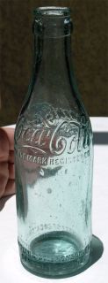 Beautiful 1912 Bronson Florida Straight Side Coca Cola Soda Bottle