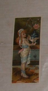 VINTAGE EDWIN C BURT & Co MANUFACTURERS NY ADVERTISING TRADE CARD