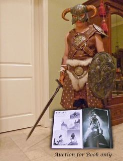 Skyrim Elders Scrolls Dovahkiin Costume artbook Collectors Edition