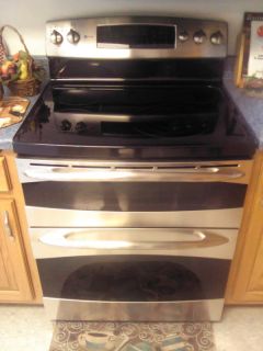 PB975STSS 363 GE Profile 30 Stainless Steel Double Oven Range