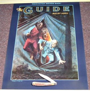  Bullet Knife Poster The Guide in Tube Stocking Stuffer