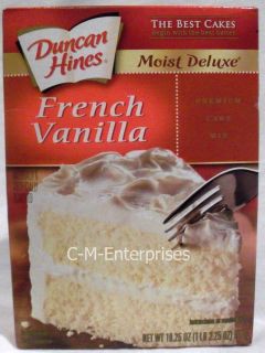 Duncan Hines French Vanilla Cake Mix 18 25 Oz
