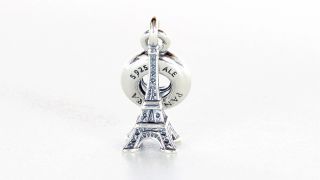 Genuine Pandora Silver Charm Paris Eiffel Tower 791082