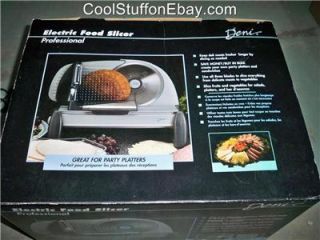  ELECTRIC FOOD SLICER / COLD CUT MACHINE MODEL 14302 (HOME USE
