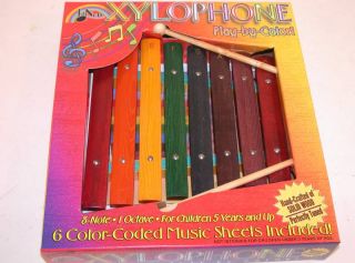 Note Wooden Colored Xylophone Glockenspiel 1st Note