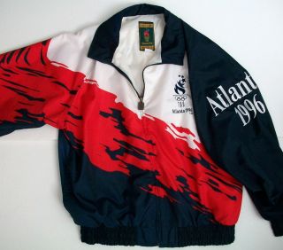 VINTAGE 1996 OLYMPICS ATLANTA JACKET AUTHENTIC GAMES COLLECTION COAT