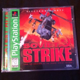 SOVIET STRIKE by EA / Electronic Arts   PS / PS1 / PlayStation 1