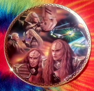   Plate Collection Star Trek The Final Plot of the Duras Sisters COA