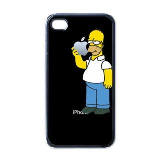 Homer Simpson Apple iPhone 4 Hard Plastic Case Cover
