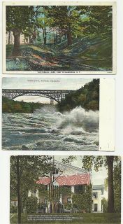 LOT OF 10 Antique Postcards NEW YORK STATE used unused MIXED LOT Early