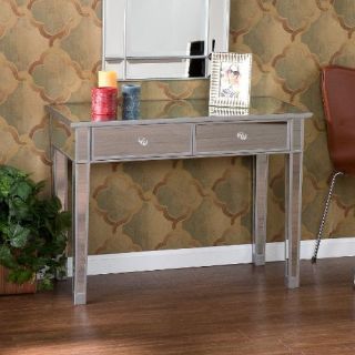 Elegant Transitional Mirrored Console Table Desk New