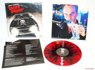 Mint Quentin Tarantinos Death Proof Blood Splatter Vinyl LP
