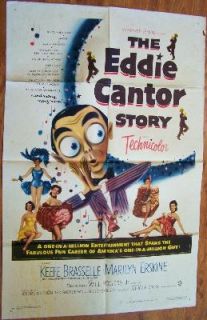 Eddie Cantor Al Jolson Orig US 1 Sht More Great Titles