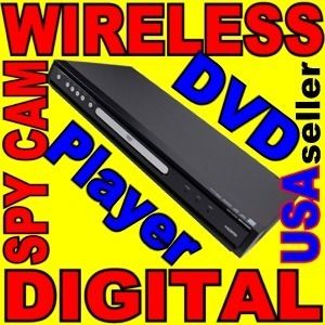 DVD Player Wireless Hidden Video Spy Camera Digital Transmitter Nanny