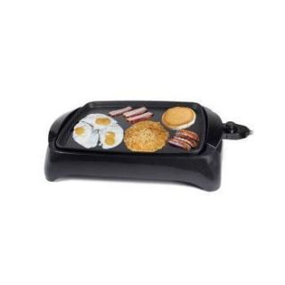  Non Stick Electric Breakfast Pancake Griddle Grill Cool Touch