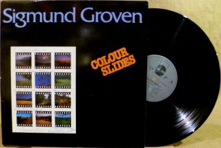 Norway Import Signed LP Easy Listening Harmonica Sigmund Groven Colour