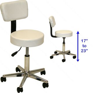 White Electric Massage Facial Table Bed Chair Barber Beauty Spa Salon