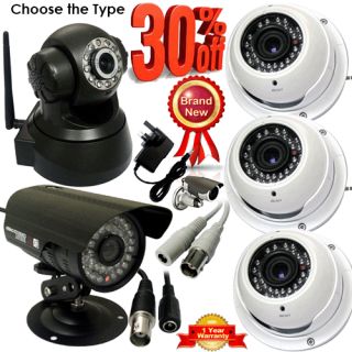 CCTV Spy WiFi Bullet Dome Security DVR IP CCD LED Camera 420 480 520