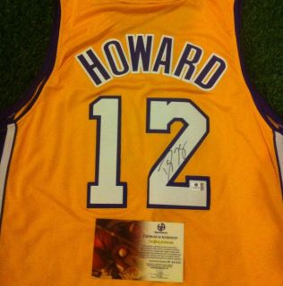 DWIGHT HOWARD Autographed LAKERS Jersey GAI COA LOS ANGELES SIGNED