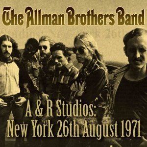 ALLMAN BROTHERS BAND LIVE CD 8/26/1971 GOVT MULE WARREN HAYNES