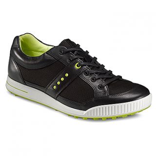 Mens Ecco Street Textile Golf Shoe Black Sizes 7 5 12 5 NIB