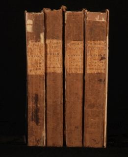 1824 4 Vols Life of Samuel Johnson by James Boswell