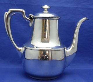 Victorian Elkington Silver Plate Classic Style Coffee Pot
