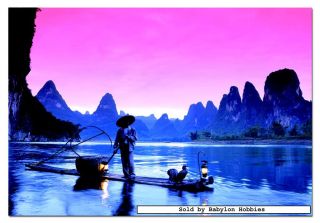 picture of EDUCA 500 pieces jigsaw puzzle Genuine   Fishing on the Li
