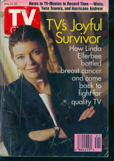 1993 TV Guide Linda Ellerbee  Breast Cancer Survivor s5d6f7g