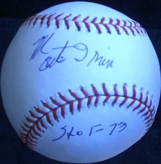 MONTE IRVIN Signed Baseball HOF 73 Autographed Ball PSA DNA COA MLB