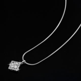 Genuine Swarovski Elements Diamond Pendant Necklace RRP $69