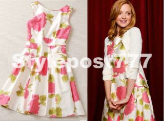 New $495 Kate Spade New York Wynne Floral Print Glee Celebrity Dress 2
