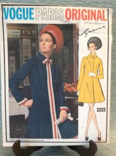  Paris Original Sewing Pattern 2222 Molyneux Princess Coat Dress