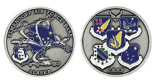  Elmendorf Alaska AFB Air Force Challenge Coin