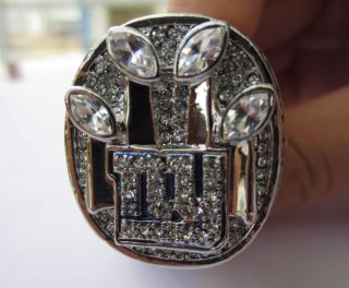  New York Giants Super Bowl Championship Ring Eli Manning Engraved 11 S